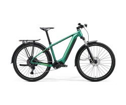 El MTB Merida eBig.Nine 400 EQ grön
