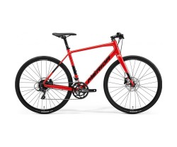 Hybridcykel Merida Speeder 200 röd/svart