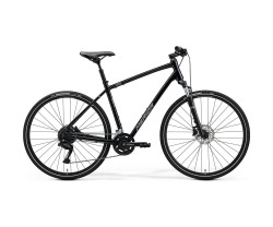 Hybridcykel Merida Crossway 100 herr svart/silver