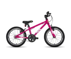 Barncykel Frog 44 16" rosa