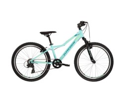 Barncykel Kross Lea JR 1.0 24" akvamarin/grön
