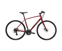 Hybridcykel Trek FX 1 Disc röd