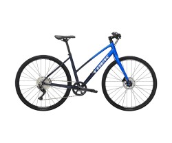 Hybridcykel Trek FX 3 Disc Stagger blå