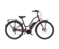 Elcykel Electra Townie Commute Go! 5i EQ Step-thru Röd