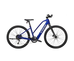 Elcykel Trek Dual Sport+ 2 Stagger Dam Blå
