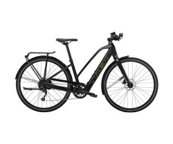 Elcykel Trek FX+ 2 Stagger Dam Svart