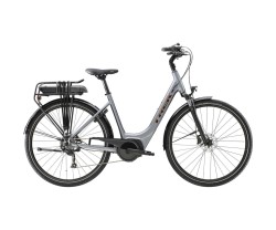 Elcykel Trek Verve+ 1 Lowstep 500wh Dam Grå