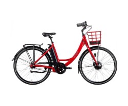 Elcykel Ecoride Ambassador 28 AXS H-7 Dam röd 