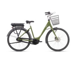Elcykel Dam Kronan Kvick 7-Växlad Bosch Kaktusgrön