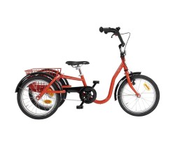 Trehjuling Skeppshult S3 16 Std 3-växlar Innerligt Röd Metallic