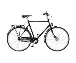 Herrcykel Skeppshult Stil 7-Växlar Svart Spegel