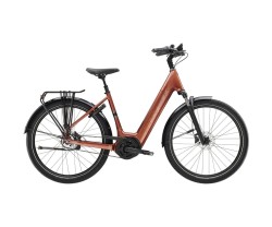 Elcykel Trek District+ 4 Lowstep 545wh Dam Orange