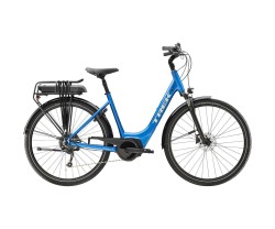 Elcykel Trek Verve+ 2 Lowstep 500wh Dam Blå