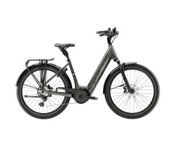 Elcykel Trek Verve+ 5 Lowstep 545wh Dam Grå