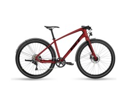 Hybridcykel BH Hybrid Oxford Lite red/black/red