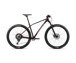 Hardtail MTB Orbea ALMA H30 Metallic Dark Red-Chic White Gloss