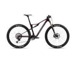 Heldämpad MTB Orbea OIZ M-PRO Wine Red Carbon View-Titan Gloss