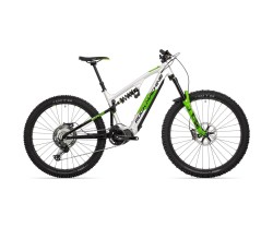 Sähkömaastopyörä Rock Machine Blizzard INT e90-297 RZ hopea/musta/vihreä