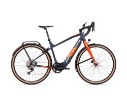 E-Gravelbike Rock Machine Gravelride INT e500 Touring Blå/Orange