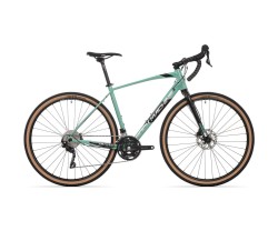 Gravelbike Rock Machine Gravelride 500 grön/silver/svart