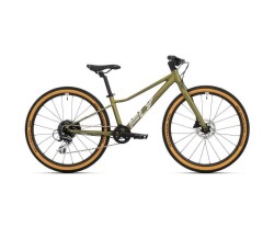 Barncykel Superior F.L.Y. 24 matte olive metallic