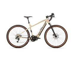 E-Gravelbike Rock Machine Gravelride e700 Di2 Svart/Beige