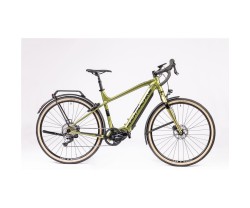 E-Gravelbike Rock Machine Gravelride e500 Touring Svart/Brun