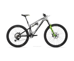 Enduro MTB Rock Machine Blizzard 90-297 RZ Silver/Svart
