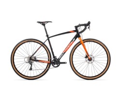 Gravelbike Rock Machine Gravelride 200 Svart/Silver/Orange