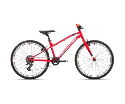 Barncykel Rock Machine Thunder 24 VB Röd/Vit/Svart