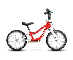 Balanscykel Woom Original 1+ Röd 14"