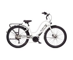 Elcykel Cruiser Electra Townie Path Go! 10D dam vit