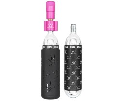 Kolsyrepump Peaty's Holeshot CO2 Tyre Inflator Kit 2 x 25g Rosa