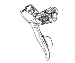 Vaihde-/Jarrukahva SRAM Vasen/Etu Red Etap AXS DISC 12-vaihteinen