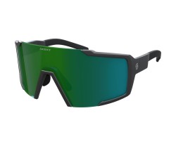 Cykelglasögon Scott Shield Black Matt/Green Chrome