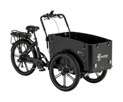 Tavarapyörä Cargobike Flex Musta