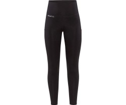 Naisten juoksuhousut Craft ADV Essence High Waist Warm Tights Womens Black