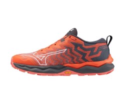 Löparskor Mizuno Wave Daichi 8 Dam Hot Coral/White/Turbulence
