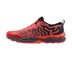 Löparskor Mizuno Wave Daichi 8 Herr Cayenne/Black/High Risk Red