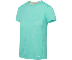 Naisten juoksupaita Saucony Stopwatch SS Womens Cool Mint Heather