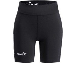 Naisten juoksuhousut Swix Pace High Waist Half Tights Womens Black