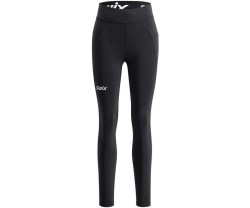 Naisten juoksuhousut Swix Pace High Waist Tights Womens Black