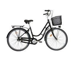 Damcykel MADE Linde 3-växlad 26" svart