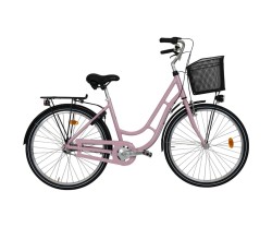 Damcykel MADE Linde 3-växlad 26" rosa