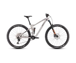Heldämpad MTB Cube Stereo One22 Race Rawmetal/Black