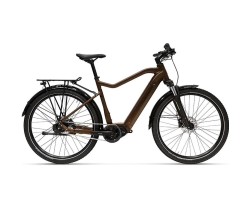 Elcykel Hybrid Tunturi eHybrid City Matt Copper/Black