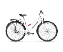 Cityhybrid Tunturi Parkway Dam White/Red