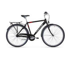 Cityhybrid Tunturi Parkway Herr Black/White/Red