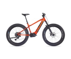 Fatbike Sähköpyörä Rock Machine Vyöry e90 S Mettalic Orange/Black
