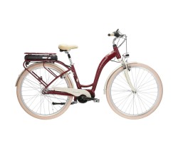 Elcykel Dam Kross Le Grand eLille 3 Cherry/White